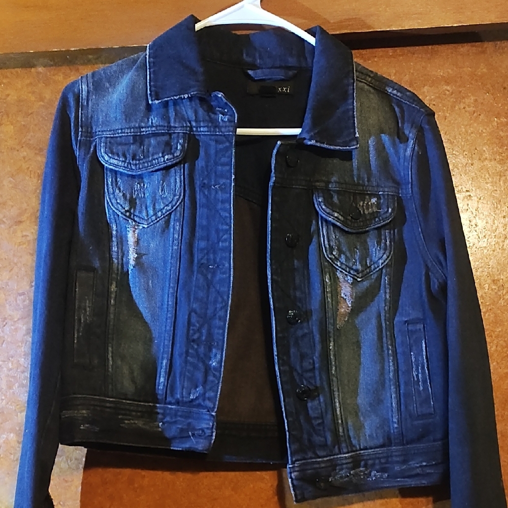 XXI Dark Blue Denim Jacket MEDIUM